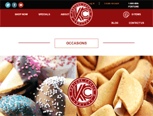 Tablet Screenshot of kcfortunecookiefactory.com